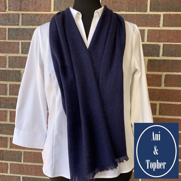 100% Cashmere Scarf NWT - Picture 1 of 11